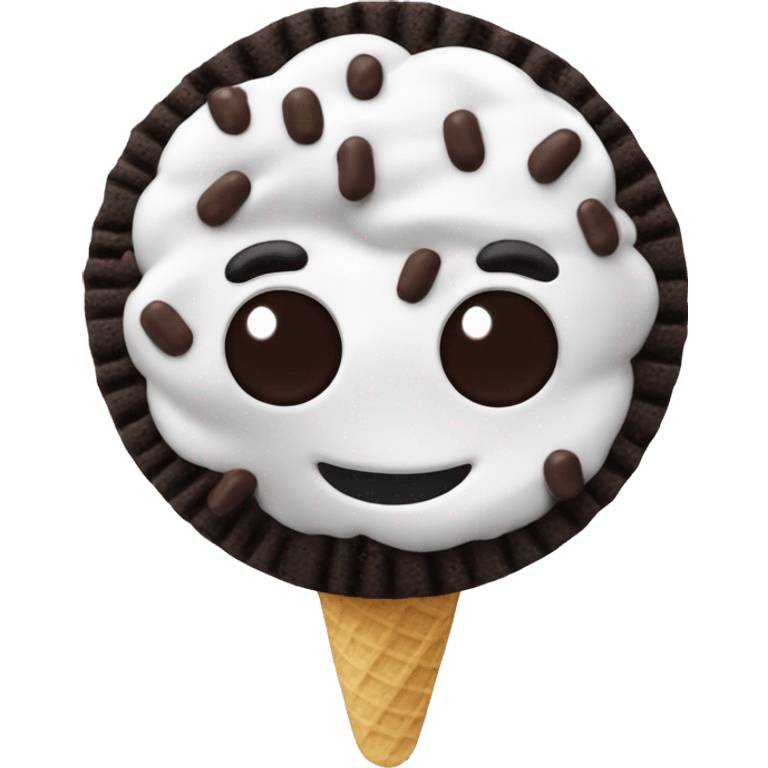 oreo ice cream emoji