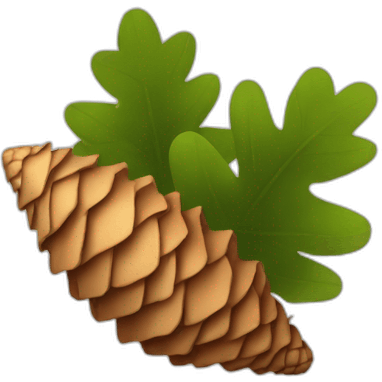 Cedar cone instead of heart petals emoji