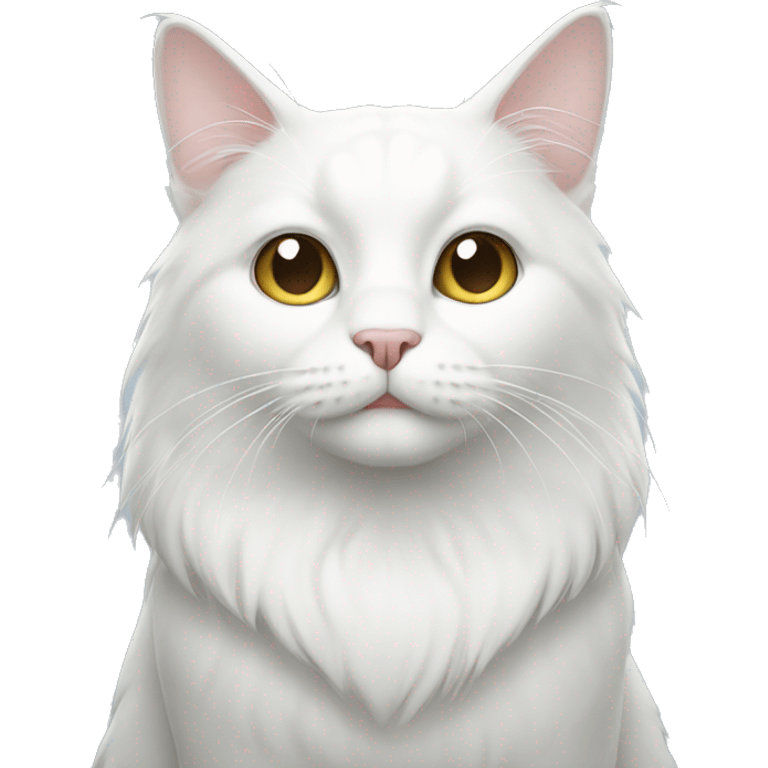 White cat  emoji