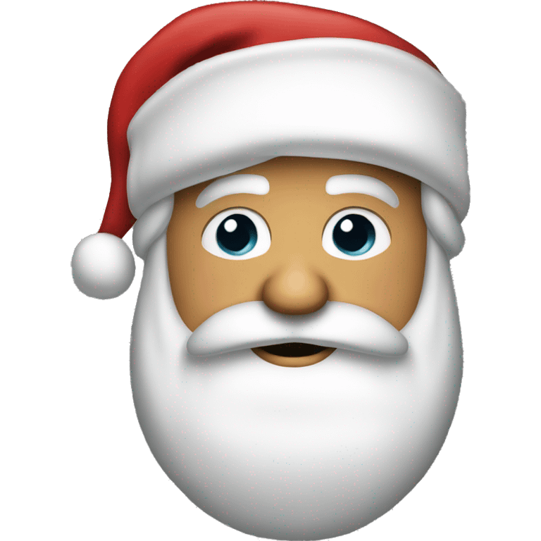 Donald Trump as santa claus emoji