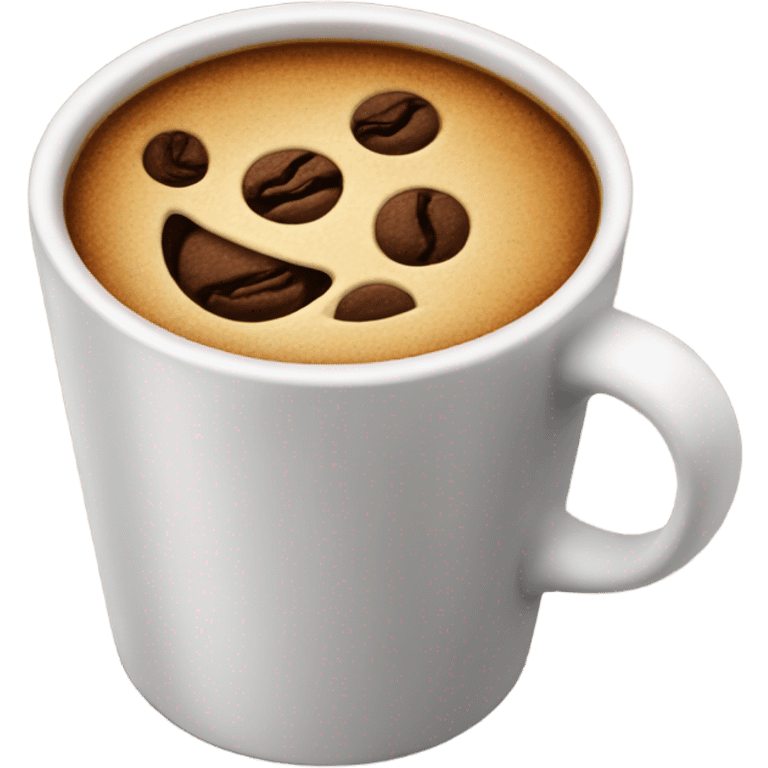 Coffee with cookie emoji