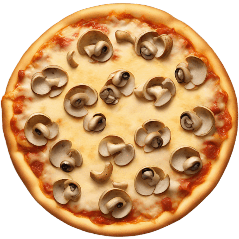 Mushroom pizza  emoji