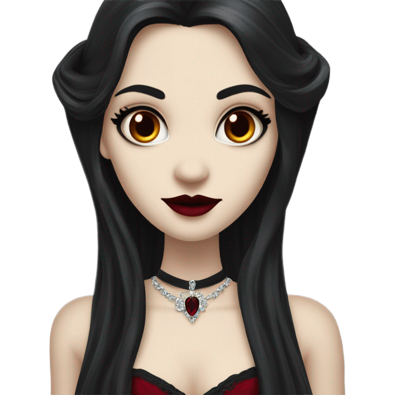 Vampire as a Disney princess emoji