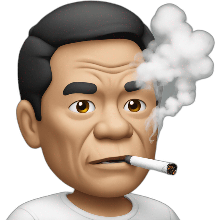 Rodrigo duterte smoke cigarettes emoji