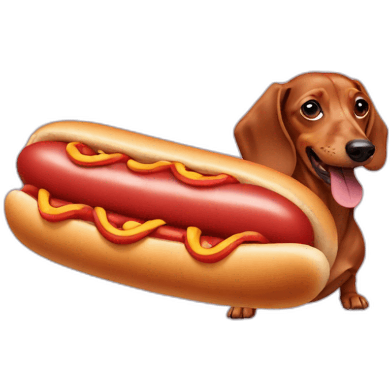 Hotdog dachshund emoji