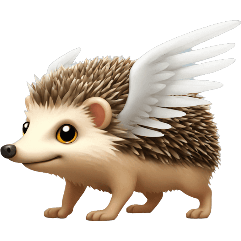 hedgehog with wings  emoji