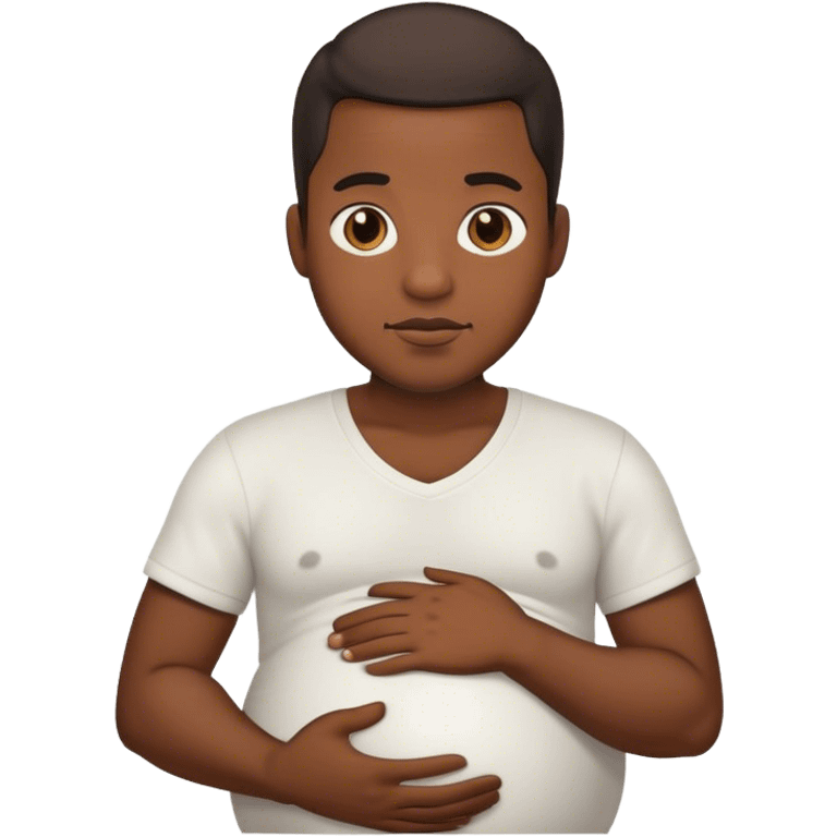 Pregant black man emoji