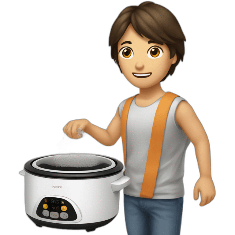 I gotta walk my rice cooker  emoji