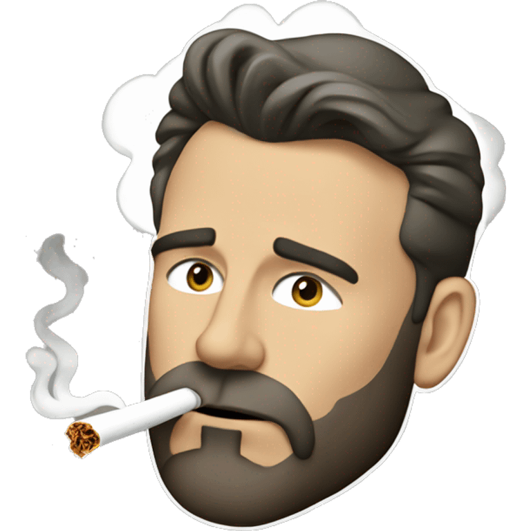 Ben Affleck smoking emoji