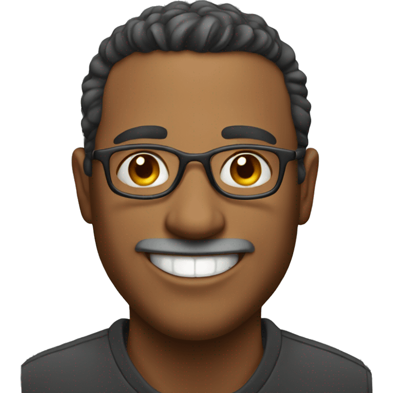 portrait of a smiling man emoji