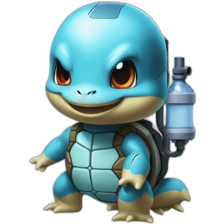 Squirtle Hydro pump emoji