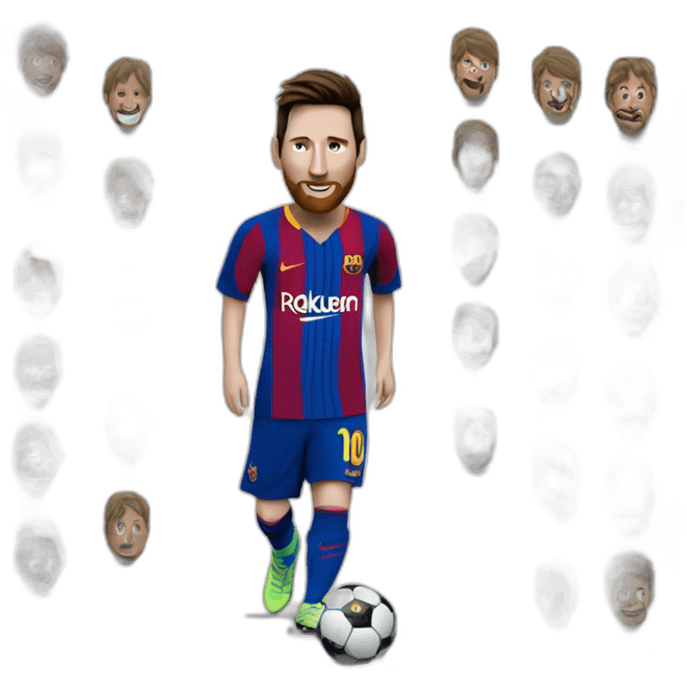 Messi portant du nike emoji