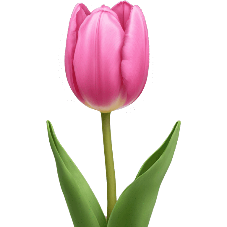 Pink tulip emoji