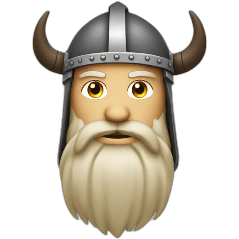 Viking with a long beard emoji