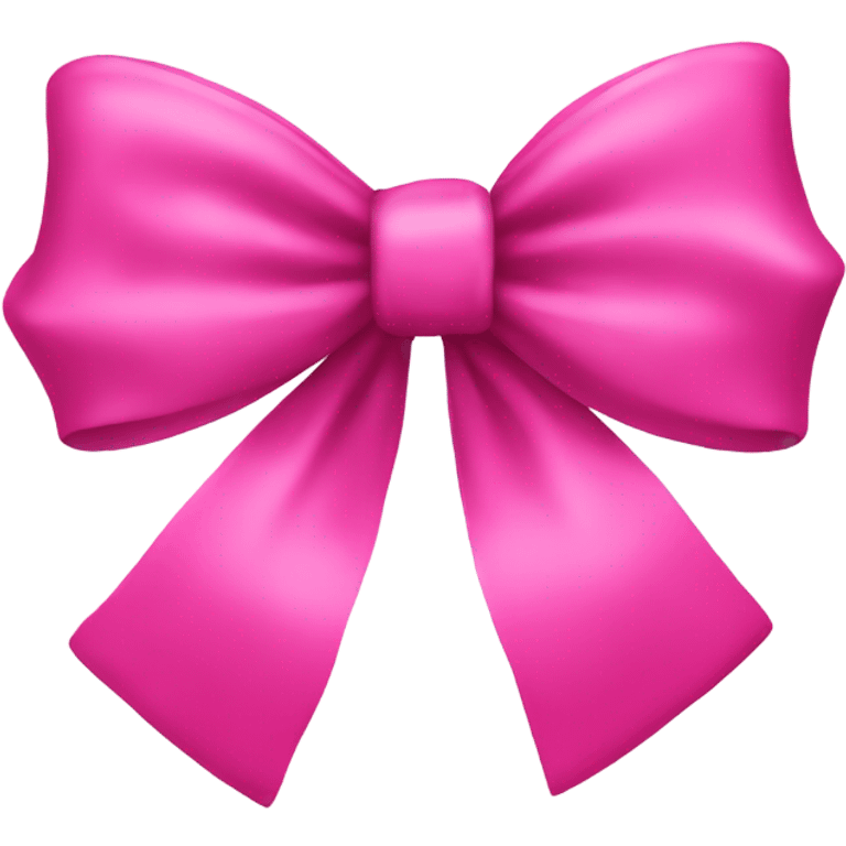 pink christmas bow emoji