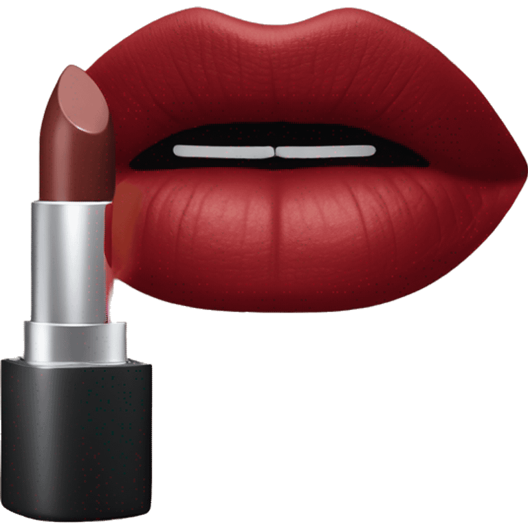 Mac lipstick  emoji