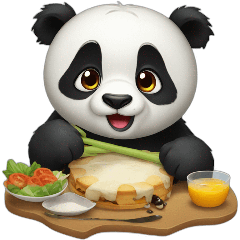 Hungry panda emoji