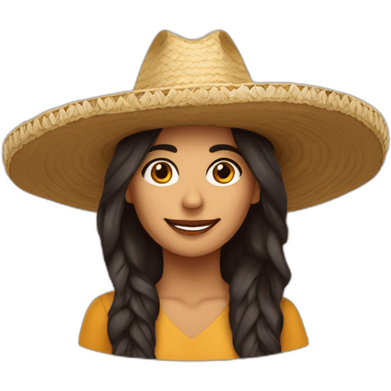 eline benez in sombrero emoji