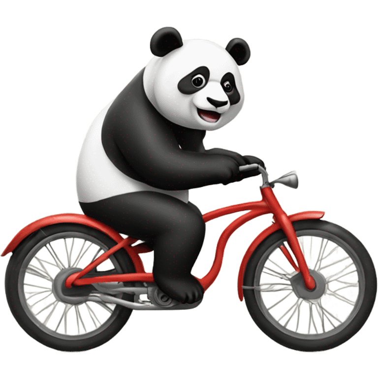 panda on bike emoji