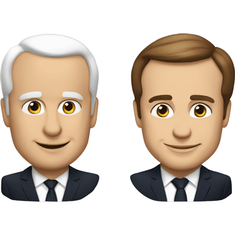 Macron et poutine emoji