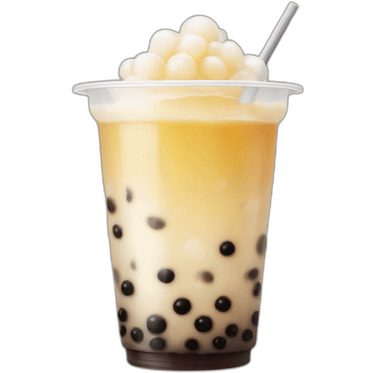 snow bubble tea emoji