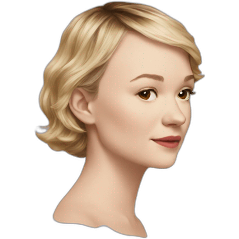 carey mulligan head only emoji