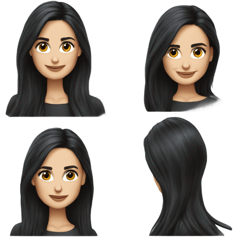 Demi Moore realistic emoji