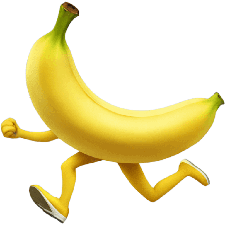 banana running emoji