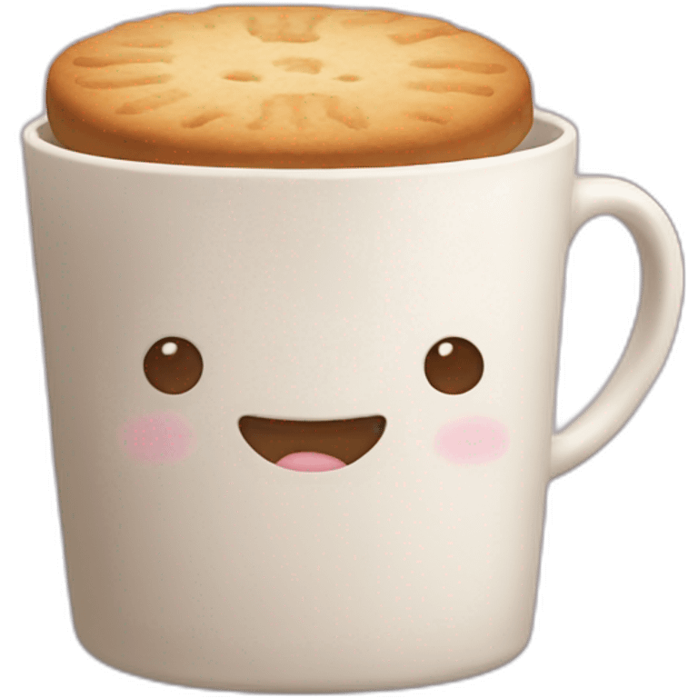 Biscuit au lait  emoji