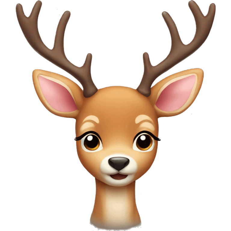 cute deer emoji