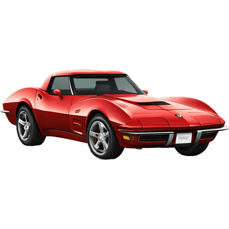 Red corvette emoji