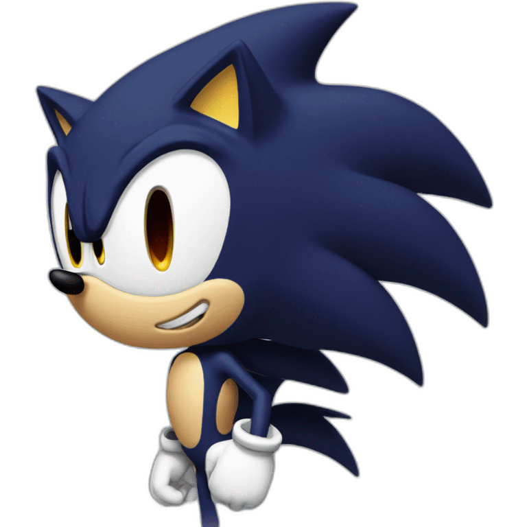 Shadow sonic character emoji