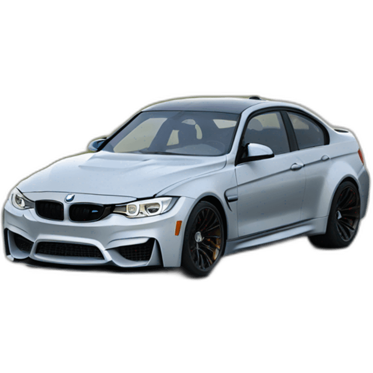 Voiture BMW M3 compétition emoji