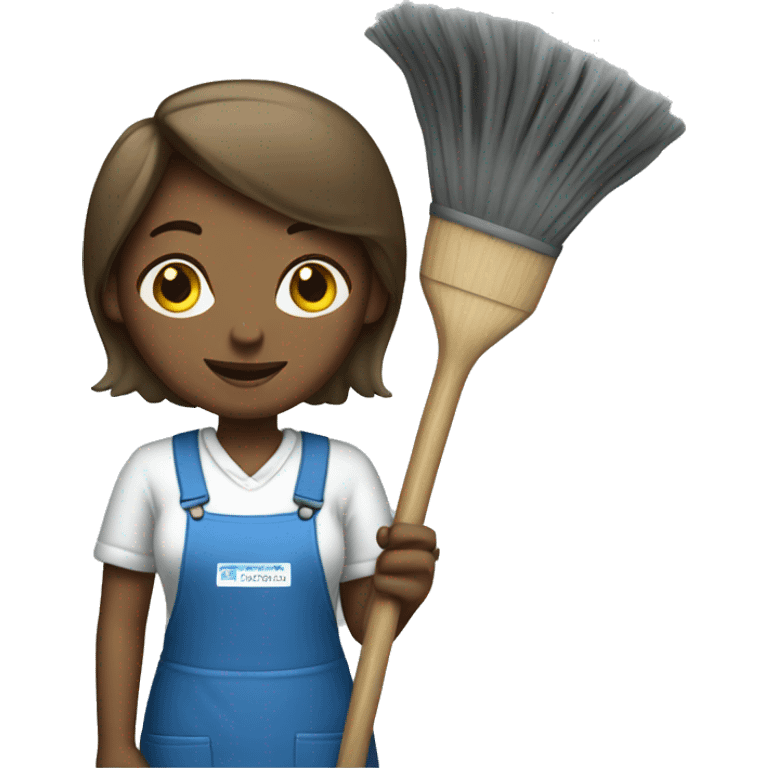 Cleaning woman emoji