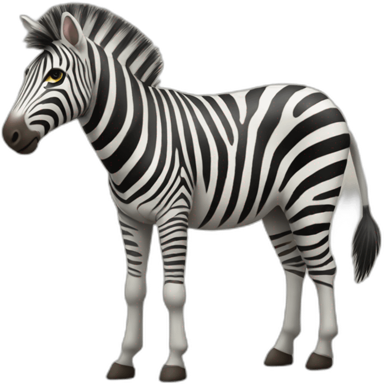 Zebre debout emoji