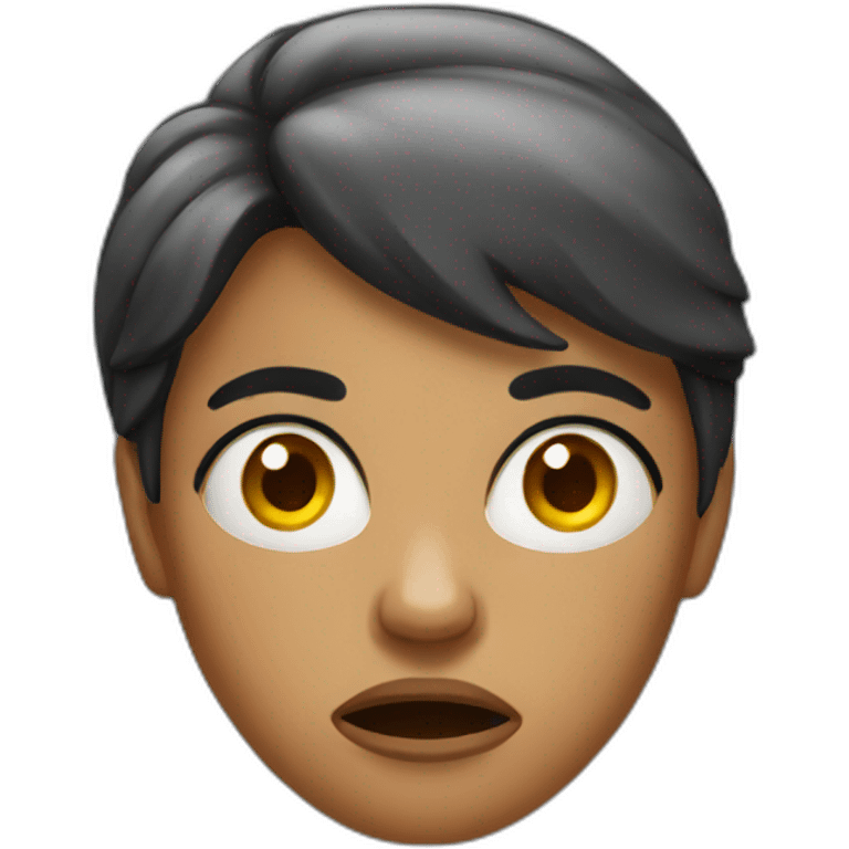 red angry woman emoji