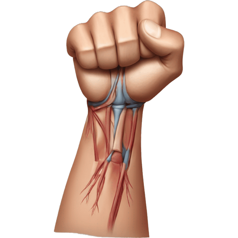 Anatomical muscles of the arm emoji