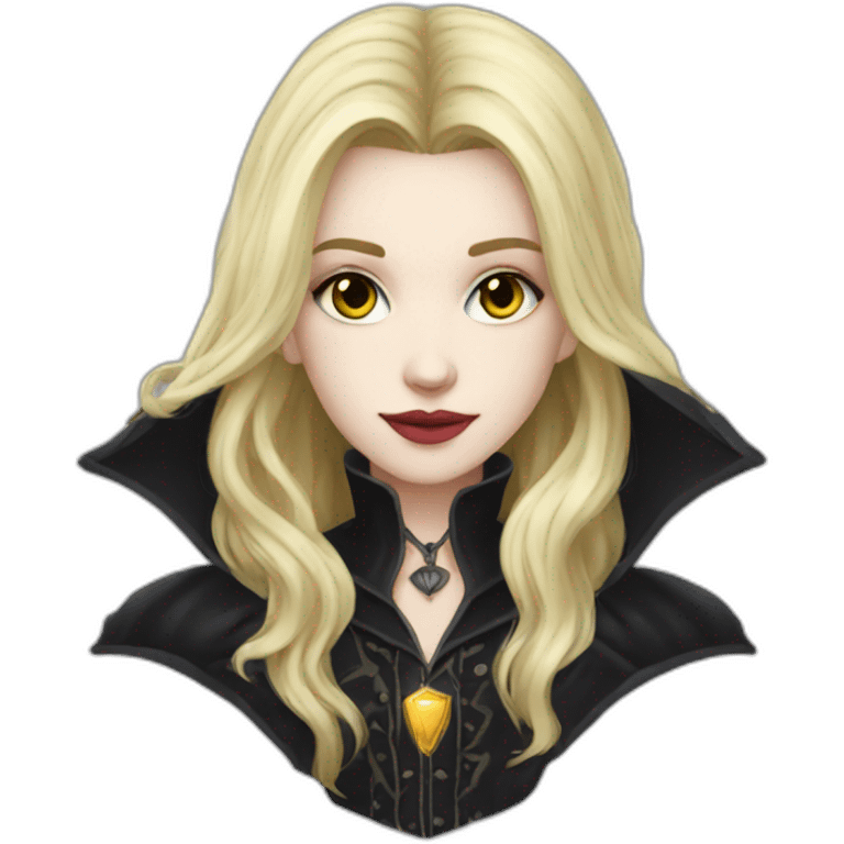 long-hair blond femboy gothic magician emoji