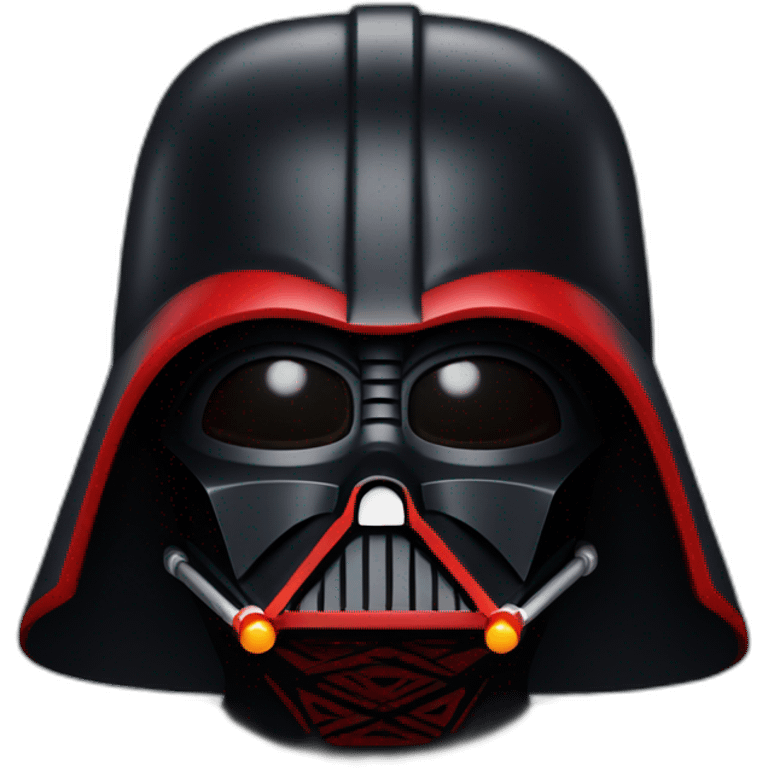 red darth vader emoji