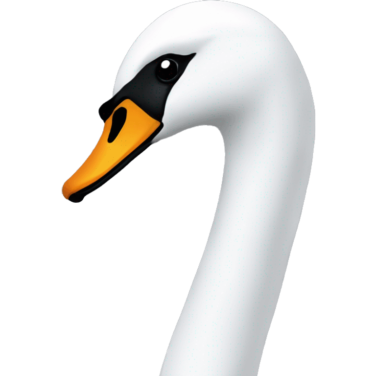 swan head right emoji