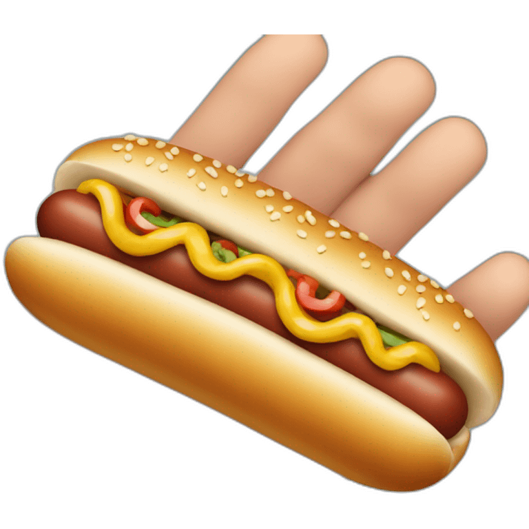 hotdog emoji