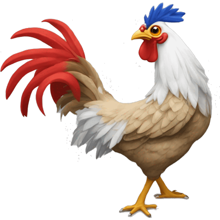 Gallo con occhiali da sole emoji