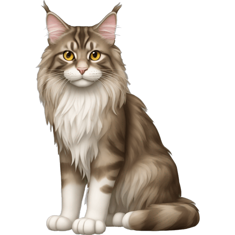 Maine Coon Cat Full Body emoji