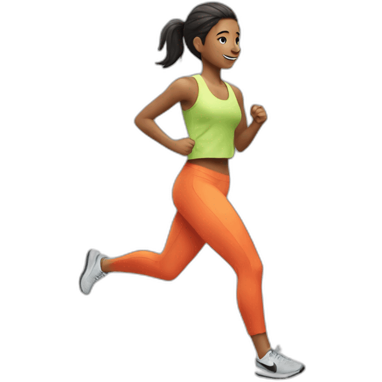 Nike jogging emoji