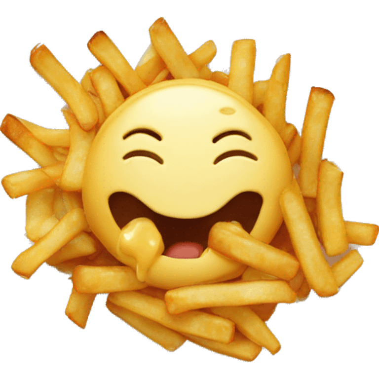 Piutine qui mange poutine emoji