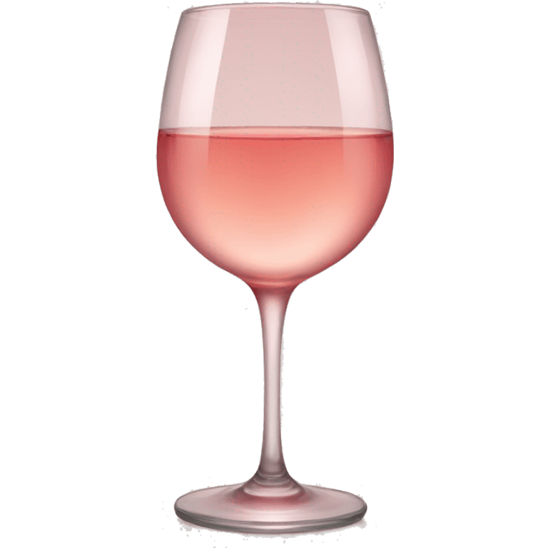 Rosé glass emoji