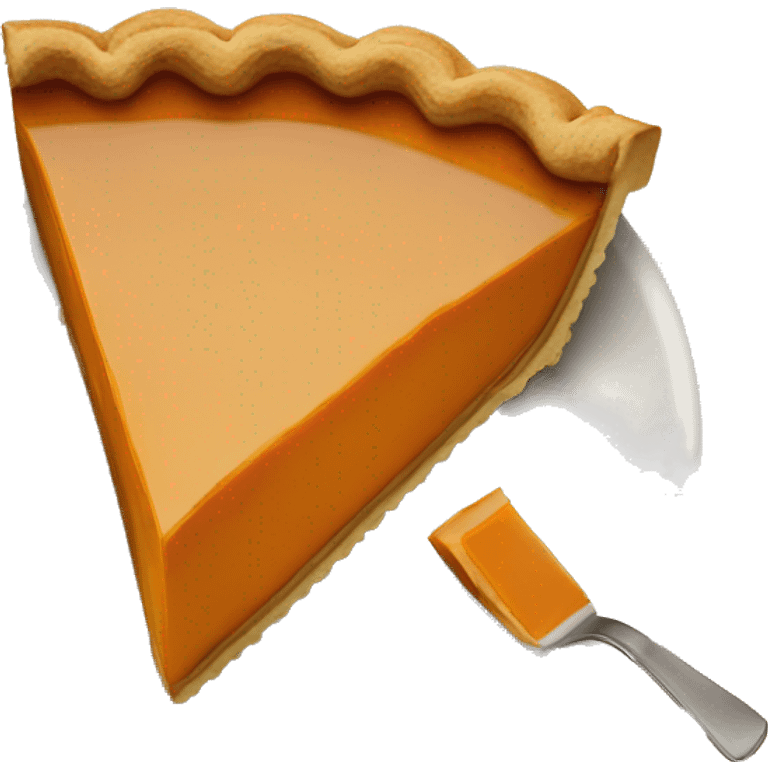 pumpkin pie slice emoji