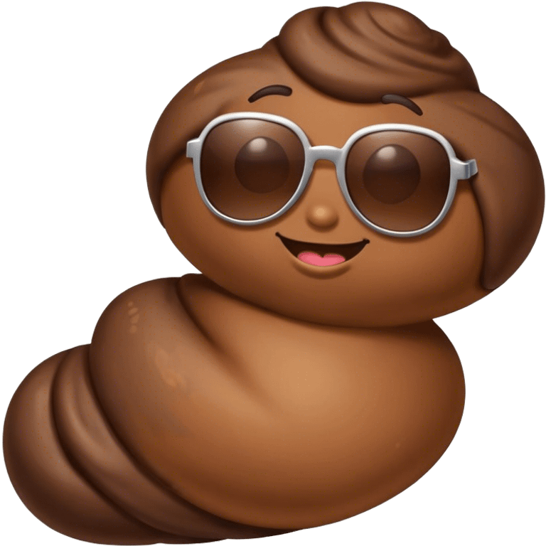 A Poop with Sunglasses  emoji