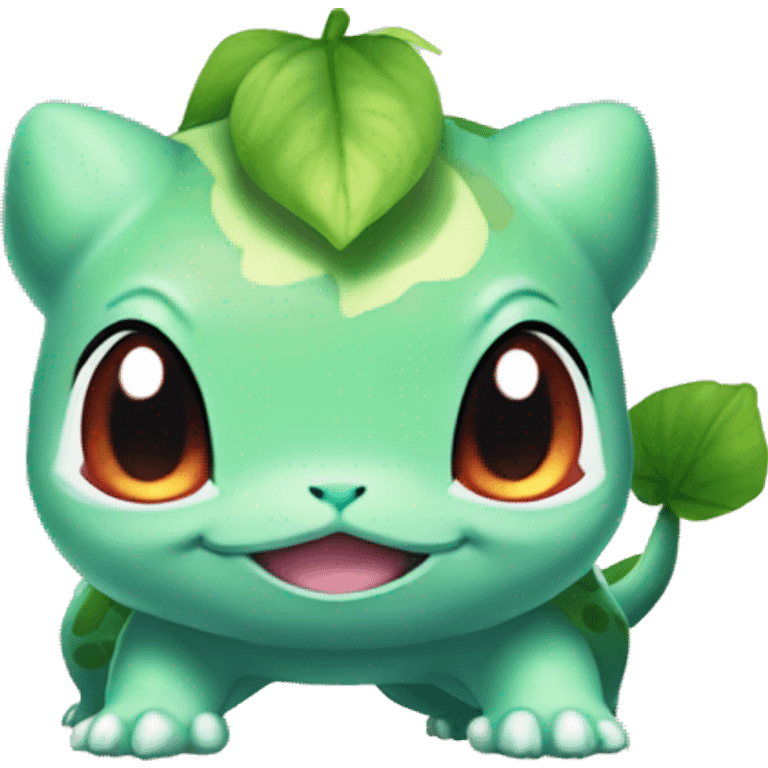 Chibi Bulbasaur emoji