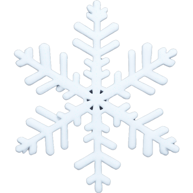 white snowflake  emoji